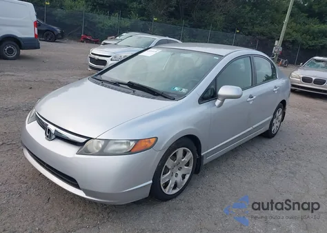 2007 Honda Civic Lx z USA, uszkodzony, nr VIN 2HGFA16557H309972